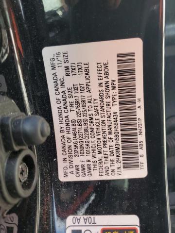 Photo 10 from auction – 2016 HONDA CR-V EX with VIN 2HKRM3H59GH564434