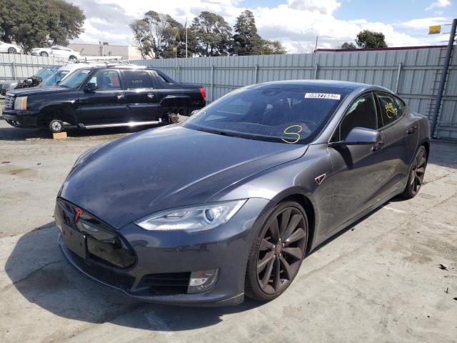 Photo 2 from auction – 2015 TESLA MODEL S 85 with VIN 5YJSA1H24FFP72500