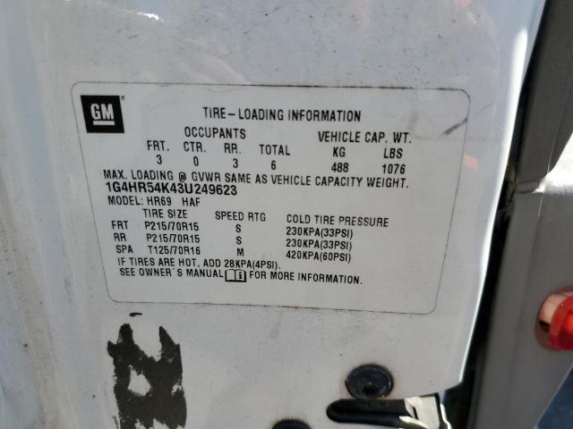 Photo 10 from auction – 2003 BUICK LESABRE LI with VIN 1G4HR54K43U249623