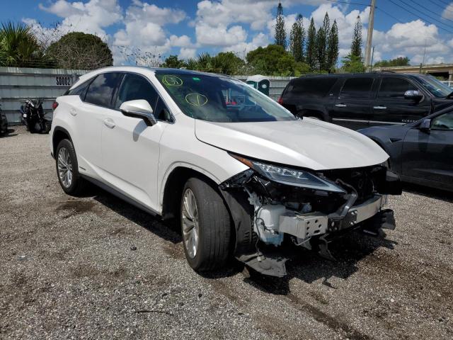 LEXUS RX 450H 2021 with VIN 2T2JGMDA6MC060799 - Photo from auction