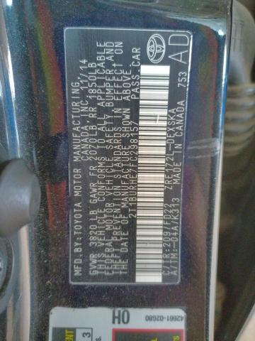 Photo 10 from auction – 2015 TOYOTA COROLLA L with VIN 2T1BURHE7FC298157