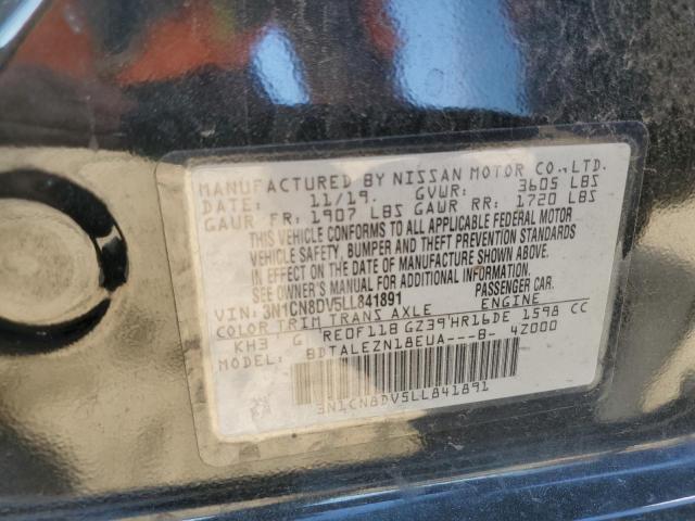 Photo 10 from auction – 2020 NISSAN VERSA S with VIN 3N1CN8DV5LL841891