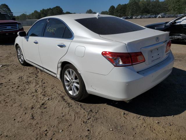Photo 3 from auction – 2011 LEXUS ES 350 with VIN JTHBK1EG4B2445720