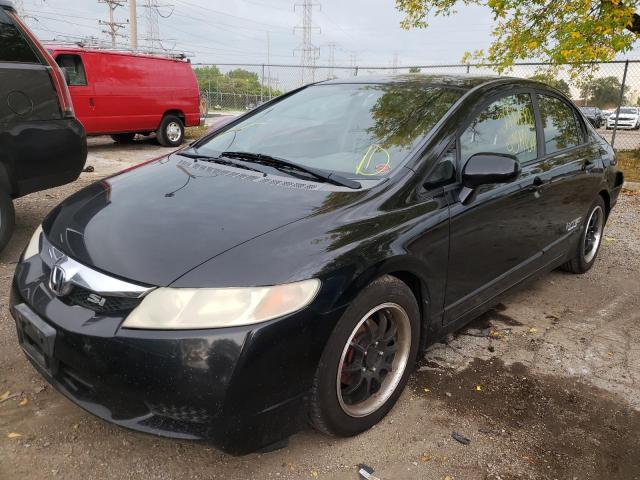 Photo 2 from auction – 2009 HONDA CIVIC LX with VIN 19XFA16569E041740