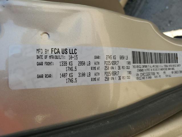 Photo 10 from auction – 2016 CHRYSLER TOWN & COU with VIN 2C4RC1CG2GR174360