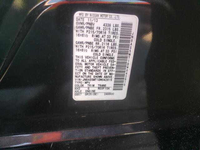 Photo 10 from auction – 2013 NISSAN ROGUE S with VIN JN8AS5MT1DW042815