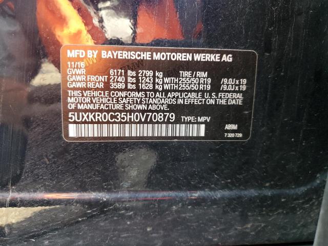 Photo 10 from auction – 2017 BMW X5 XDRIVE3 with VIN 5UXKR0C35H0V70879