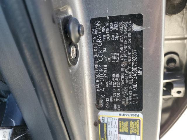 Photo 10 from auction – 2013 KIA SOUL with VIN KNDJT2A58D7592357