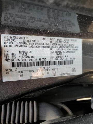Photo 10 from auction – 2017 FORD FOCUS SEL with VIN 1FADP3M27HL303061