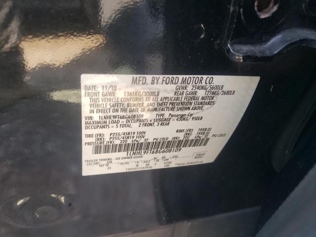 Photo 10 from auction – 2011 LINCOLN MKS with VIN 1LNHL9FT6BG608109