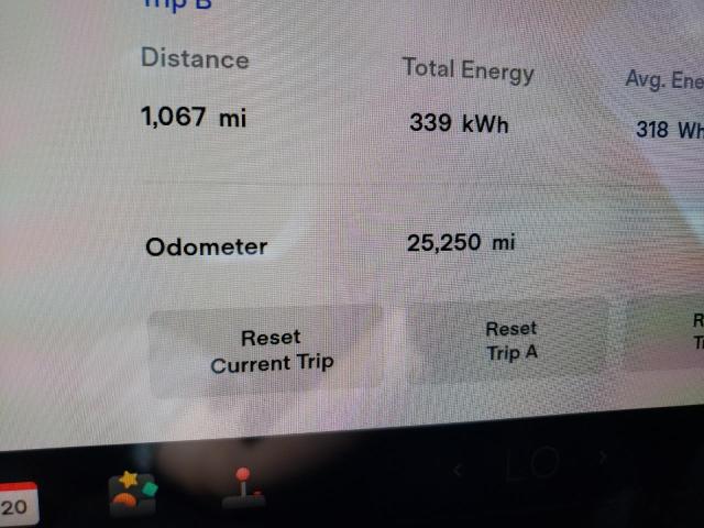 Photo 8 from auction – 2020 TESLA MODEL Y with VIN 5YJYGDEE1LF025263