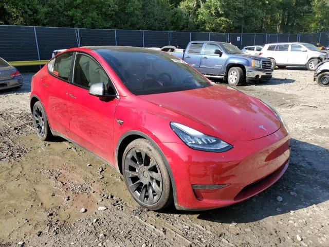 TESLA MODEL Y 2021 with VIN 5YJYGDEE0MF098058 - Photo from auction