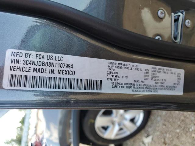 Photo 10 from auction – 2022 JEEP COMPASS LA with VIN 3C4NJDBB8NT107994