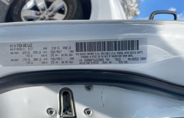 Photo 10 from auction – 2018 RAM 1500 ST with VIN 3C6RR6KTXJG129293