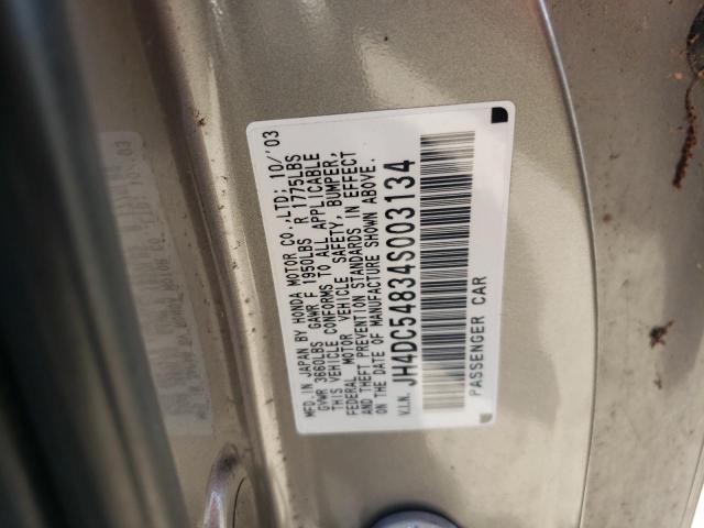 Photo 10 from auction – 2004 ACURA RSX with VIN JH4DC54834S003134