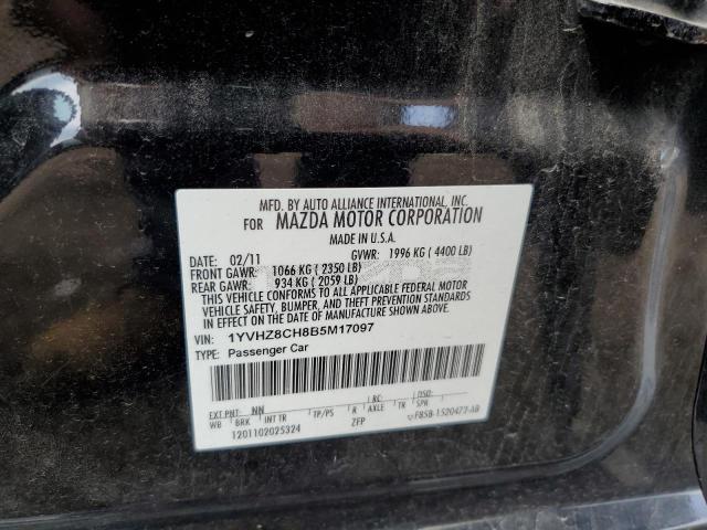 Photo 10 from auction – 2011 MAZDA 6 I with VIN 1YVHZ8CH8B5M17097