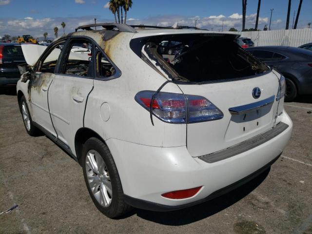 Photo 3 from auction – 2012 LEXUS RX 450 with VIN JTJBC1BA9C2427677