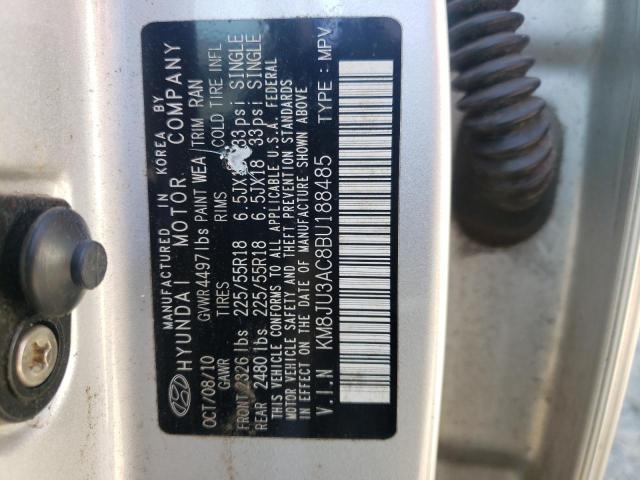 Photo 10 from auction – 2011 HYUNDAI TUCSON GLS with VIN KM8JU3AC8BU188485