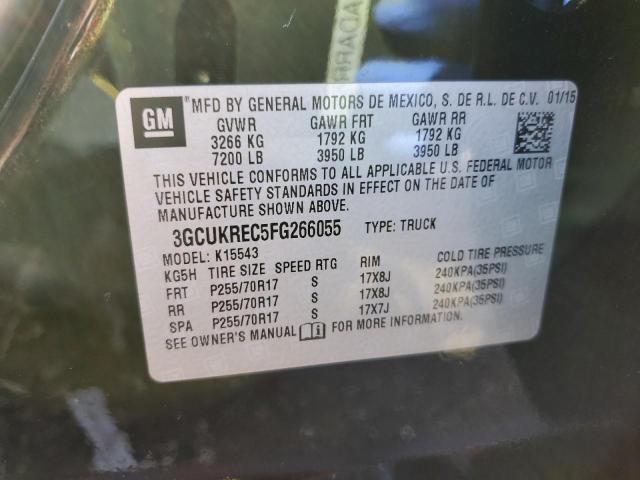 Photo 10 from auction – 2015 CHEVROLET SILVERADO with VIN 3GCUKREC5FG266055
