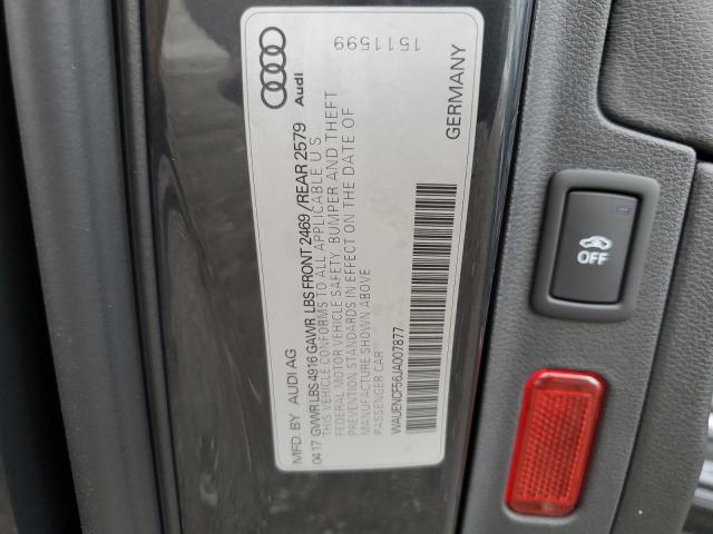 Photo 10 from auction – 2018 AUDI A5 PREMIUM with VIN WAUENCF56JA007877
