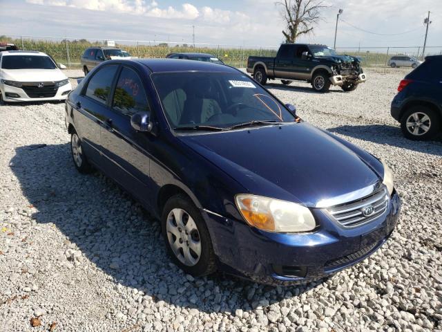 KIA SPECTRA EX 2009 with VIN KNAFE221795635520 - Photo from auction
