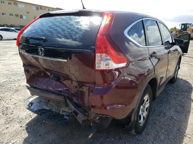 Photo 4 from auction – 2014 HONDA CR-V LX with VIN 5J6RM3H33EL038527