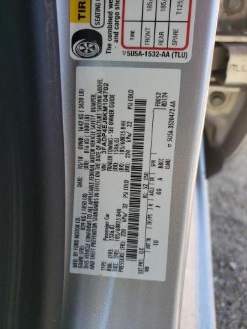 Photo 10 from auction – 2019 FORD FIESTA SE with VIN 3FADP4EJ8KM104702