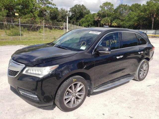Photo 2 from auction – 2016 ACURA MDX with VIN 5FRYD3H22GB004799