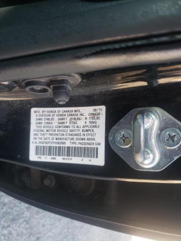 Photo 10 from auction – 2015 HONDA CIVIC LX with VIN 2HGFB2F57FH562969