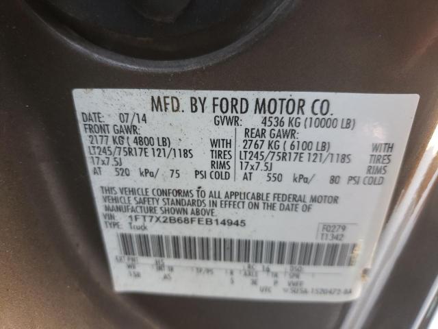 Photo 10 from auction – 2015 FORD F250 SUPER with VIN 1FT7X2B68FEB14945
