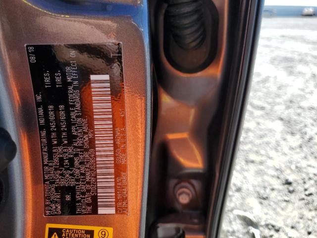 Photo 10 from auction – 2018 TOYOTA HIGHLANDER with VIN 5TDZZRFH2JS285409