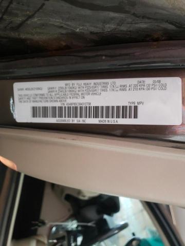 Zdjęcie 10 z aukcji – 2009 SUBARU OUTBACK 3. z VIN 4S4BP85C394312708