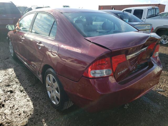 Photo 3 from auction – 2009 HONDA CIVIC LX with VIN 19XFA16539E002670