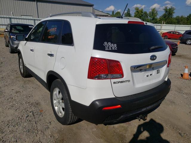 Photo 3 from auction – 2013 KIA SORENTO LX with VIN 5XYKTDA66DG422154