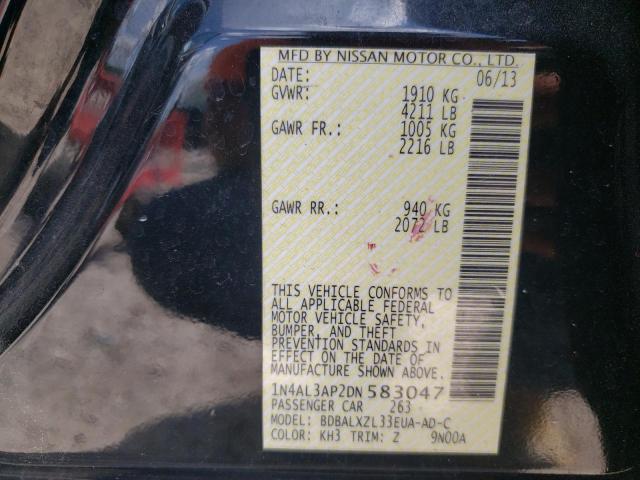 Photo 10 from auction – 2013 NISSAN ALTIMA 2.5 with VIN 1N4AL3AP2DN583047