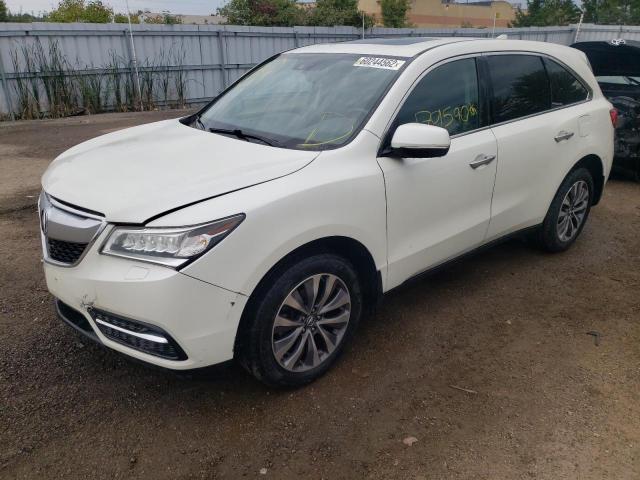 Photo 2 from auction – 2015 ACURA MDX TECHNO with VIN 5FRYD4H44FB501228