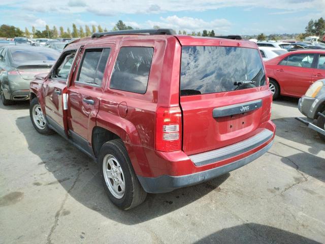 Photo 3 from auction – 2014 JEEP PATRIOT SP with VIN 1C4NJPBAXED632005