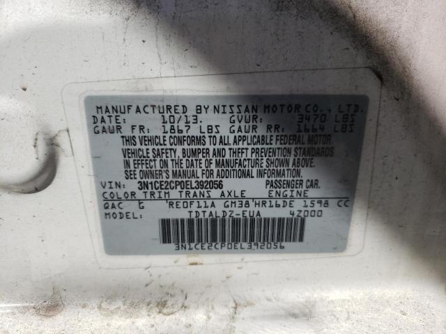 Photo 10 from auction – 2014 NISSAN VERSA NOTE with VIN 3N1CE2CP0EL392056
