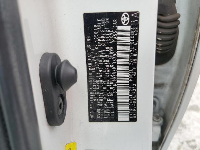 Photo 10 from auction – 2014 TOYOTA COROLLA L with VIN 5YFBURHE5EP115790