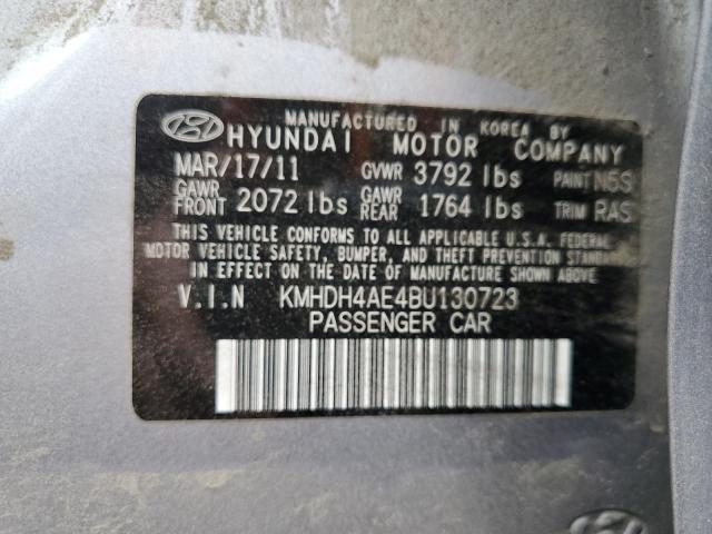 Photo 10 from auction – 2011 HYUNDAI ELANTRA GL with VIN KMHDH4AE4BU130723
