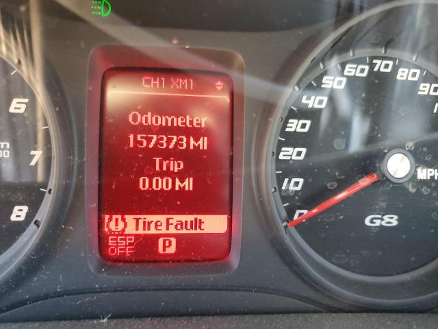 Photo 8 from auction – 2009 PONTIAC G8 with VIN 6G2ER57729L185876