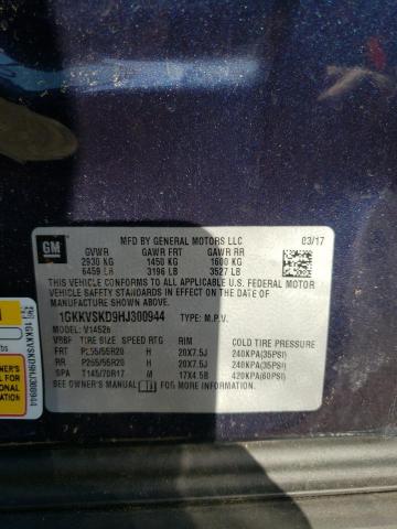 Photo 10 from auction – 2017 GMC ACADIA LIM with VIN 1GKKVSKD9HJ300944