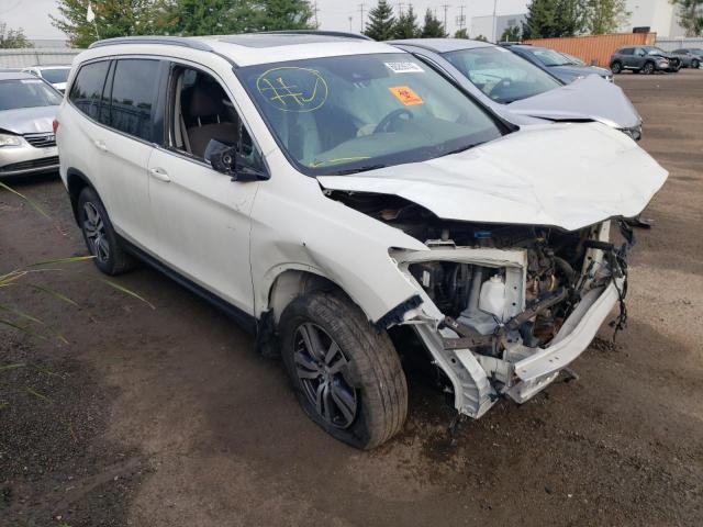 HONDA PILOT EX 2017 with VIN 5FNYF6H36HB506657 - Photo from auction
