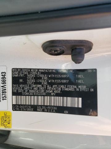 Photo 10 from auction – 2014 TOYOTA SIENNA LE with VIN 5TDKK3DC1ES523346