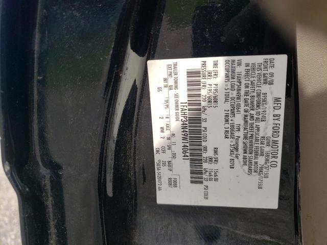 Photo 10 from auction – 2009 FORD FOCUS S with VIN 1FAHP34N49W140641