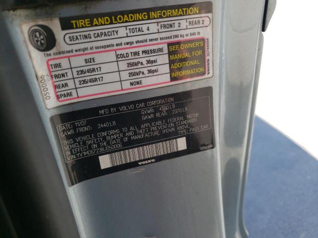 Photo 10 from auction – 2008 VOLVO C70 T5 with VIN YV1MC67238J050006