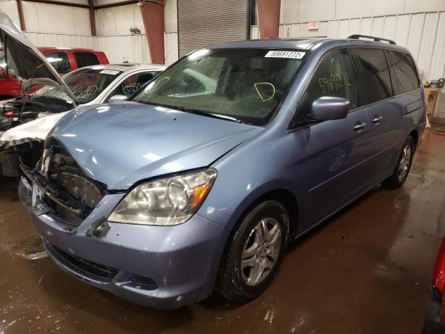 Photo 2 from auction – 2007 HONDA ODYSSEY EX with VIN 5FNRL38697B017609