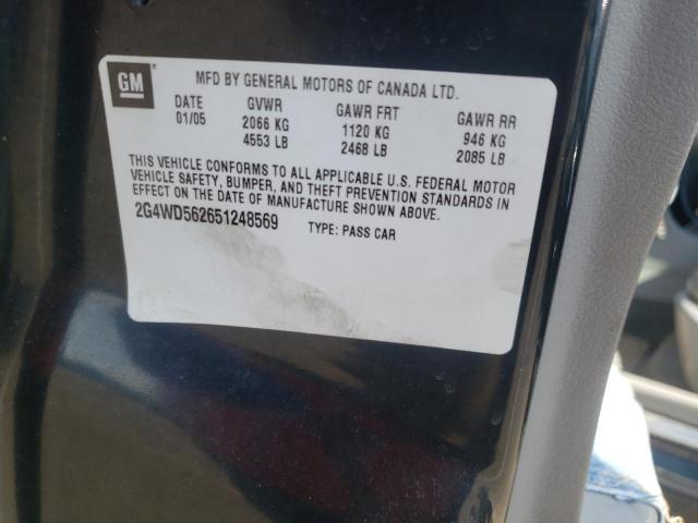 Photo 10 from auction – 2005 BUICK LACROSSE C with VIN 2G4WD562651248569