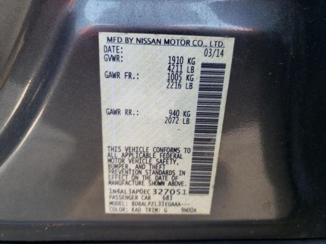 Photo 10 from auction – 2014 NISSAN ALTIMA 2.5 with VIN 1N4AL3AP0EC327051