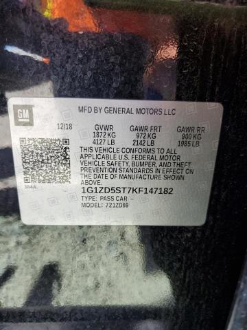 Photo 10 from auction – 2019 CHEVROLET MALIBU LT with VIN 1G1ZD5ST7KF147182